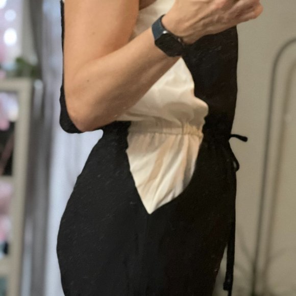 100% silk Parker 'Kaysha' jumpsuit sz M - Picture 7 of 12